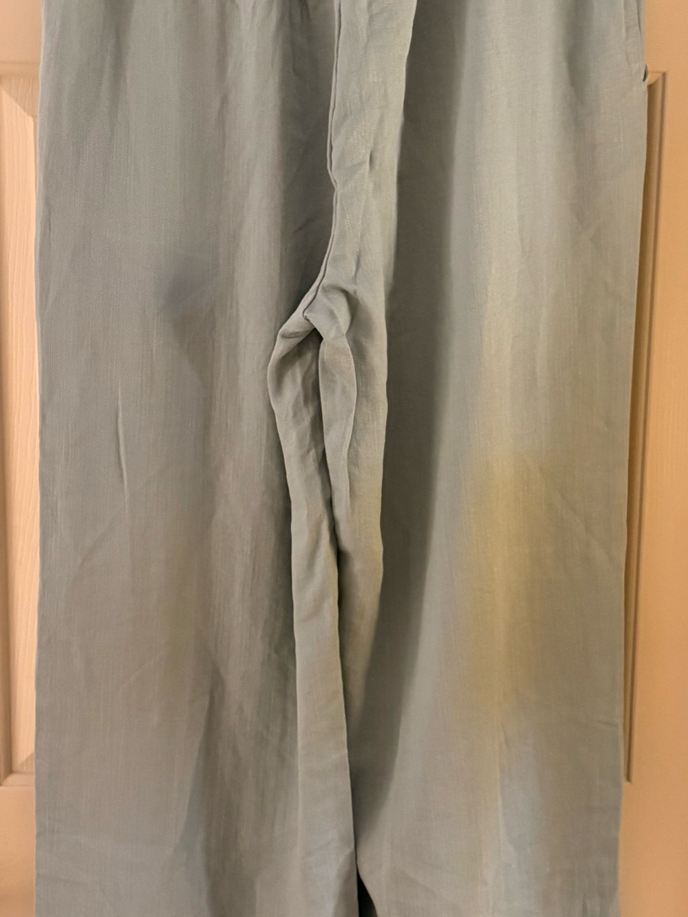 Halara Light Seafoam Wide-Leg Drawstring Pants NWT Size XL - Picture 2 of 5